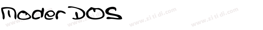 Moder DOS字体转换
